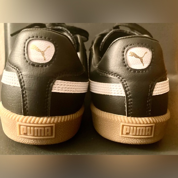 PUMA King 21 IT Black Leather Shoes SZ 7 Samba Style Indoor Futbol Dua Lipa - Picture 6 of 12